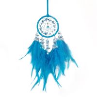 Simple Classique Cristal Pierre Multicolore Plume Dreamcatcher Voiture Intérieur Charmes main image 3