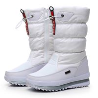 Kid's Women's Casual Solid Color Round Toe Snow Boots sku image 4
