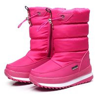 Kid's Women's Casual Solid Color Round Toe Snow Boots sku image 21