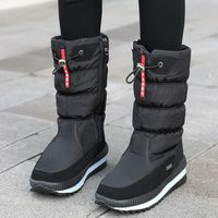Kid's Women's Casual Solid Color Round Toe Snow Boots main image 3