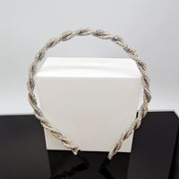 Simple Style Classic Style Solid Color Rhinestone Inlay Rhinestones Hair Band sku image 4