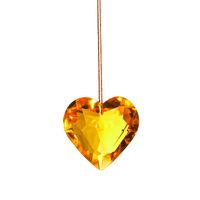 Lady Heart Shape Crystal Pendant Artificial Decorations main image 2