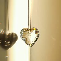 Lady Heart Shape Crystal Pendant Artificial Decorations sku image 7