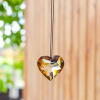 Lady Heart Shape Crystal Pendant Artificial Decorations sku image 12