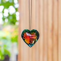 Lady Heart Shape Crystal Pendant Artificial Decorations sku image 18