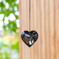Lady Heart Shape Crystal Pendant Artificial Decorations sku image 11