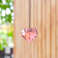 Lady Heart Shape Crystal Pendant Artificial Decorations sku image 21
