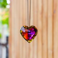 Lady Heart Shape Crystal Pendant Artificial Decorations sku image 19