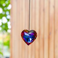 Lady Heart Shape Crystal Pendant Artificial Decorations sku image 20