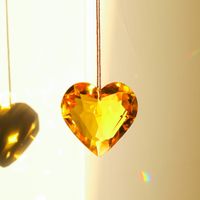 Lady Heart Shape Crystal Pendant Artificial Decorations sku image 9