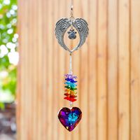 Lady Heart Shape Crystal Pendant Artificial Decorations sku image 45