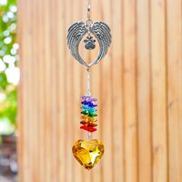 Lady Heart Shape Crystal Pendant Artificial Decorations sku image 35