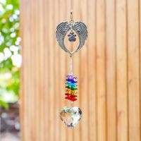 Lady Heart Shape Crystal Pendant Artificial Decorations sku image 26