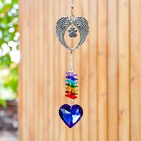 Lady Heart Shape Crystal Pendant Artificial Decorations sku image 32