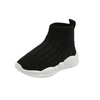 Unisex Casual Solid Color Round Toe Sock Sneakers main image 4