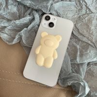 Bear Silica Gel Cute Mobile Phone Holder sku image 5