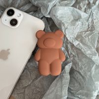 Bear Silica Gel Cute Mobile Phone Holder sku image 4