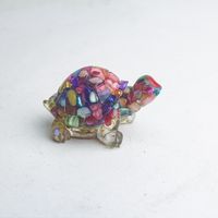 Cartoon Style Tortoise Synthetic Resin Ornaments Artificial Decorations main image 1