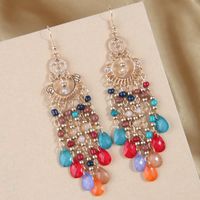 1 Pair Simple Style Color Block Arylic Alloy Ear Hook main image 1