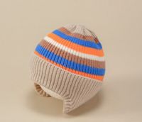 Children Unisex Cartoon Style Cute Simple Style Colorful Stripe Knitted Wool Cap sku image 2