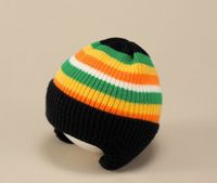 Children Unisex Cartoon Style Cute Simple Style Colorful Stripe Knitted Wool Cap sku image 3