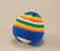 Children Unisex Cartoon Style Cute Simple Style Colorful Stripe Knitted Wool Cap sku image 4