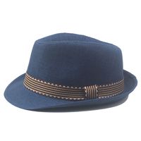 Children Unisex Vintage Style Stripe Fedora Hat sku image 5