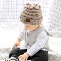 Children Unisex Cute Simple Style Stripe Wool Cap main image 5