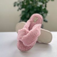 Women's Casual Geometric Open Toe Cotton Slippers main image 5