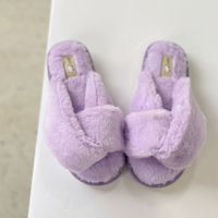 Women's Casual Geometric Open Toe Cotton Slippers sku image 16