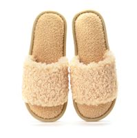 Women's Casual Solid Color Round Toe Cotton Slippers main image 3
