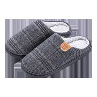 Unisex Casual Plaid Round Toe Cotton Shoes main image 5