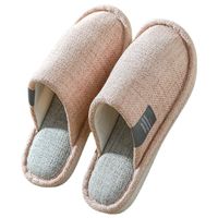 Unisex Casual Plaid Round Toe Open Toe Home Slippers main image 4