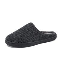 Unisex Casual Solid Color Round Toe Cotton Slippers main image 5