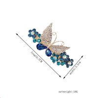 Women's Simple Style Commute Butterfly Alloy Inlay Zircon Hair Clip main image 6