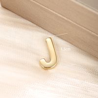 1 Piece 304 Stainless Steel 18K Gold Plated Letter sku image 11