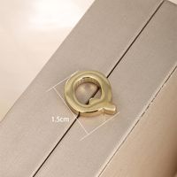 1 Piece 304 Stainless Steel 18K Gold Plated Letter sku image 17
