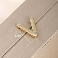 1 Piece 304 Stainless Steel 18K Gold Plated Letter sku image 22