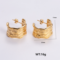 1 Pair Vintage Style Solid Color Bow Knot Plating 304 Stainless Steel 18K Gold Plated Ear Studs main image 5