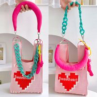 Polyester Letter Heart Shape Bag Strap main image 7