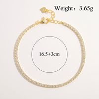 Ig Style Elegant Solid Color Sterling Silver Plating Inlay Zircon 14k Gold Plated White Gold Plated Bracelets sku image 2