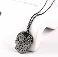 Funny Streetwear Skull 304 Stainless Steel Plating 18K Gold Plated Women's Pendant Necklace sku image 2