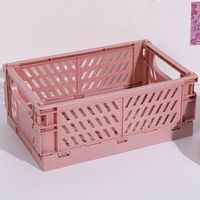 Casual Solid Color Plastic Storage Basket sku image 6