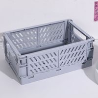 Casual Solid Color Plastic Storage Basket sku image 4