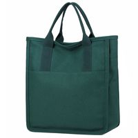 Women's Canvas Solid Color Streetwear Square Zipper Handbag main image 9