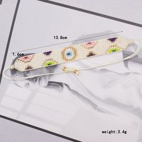 Simple Style Commute Cross Round Heart Shape Artificial Crystal Glass Knitting Women's Bracelets main image 4