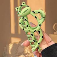 Cute Funny Frog Alloy Hair Claws main image 5