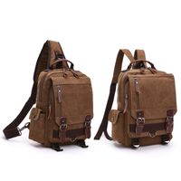 Solid Color Casual Travel Hiking Backpack main image 6