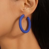 Wholesale Jewelry Simple Style Solid Color Plastic Ear Studs main image 2