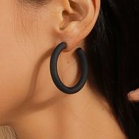 Wholesale Jewelry Simple Style Solid Color Plastic Ear Studs main image 3